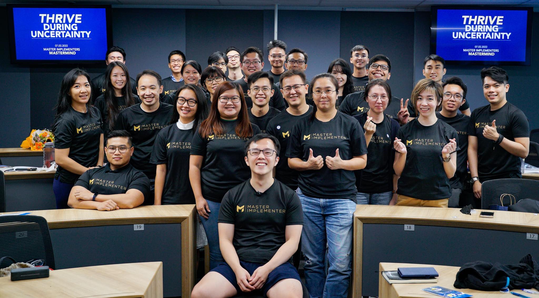 Marc Teo with Master Implementers clients