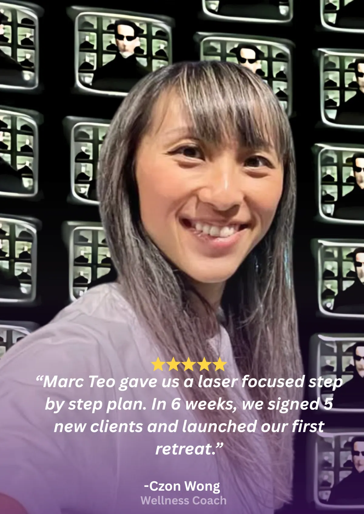Czon Wong, wellness coach