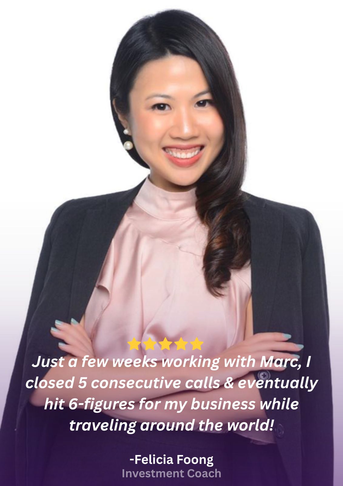 Felicia Foong, investments coach