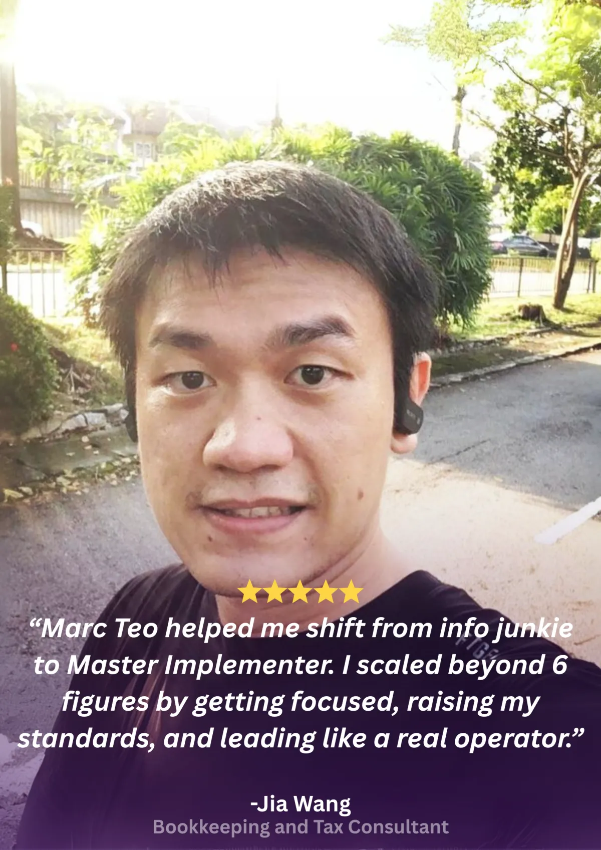 Jia Wang, bookkeeping and tax consultant