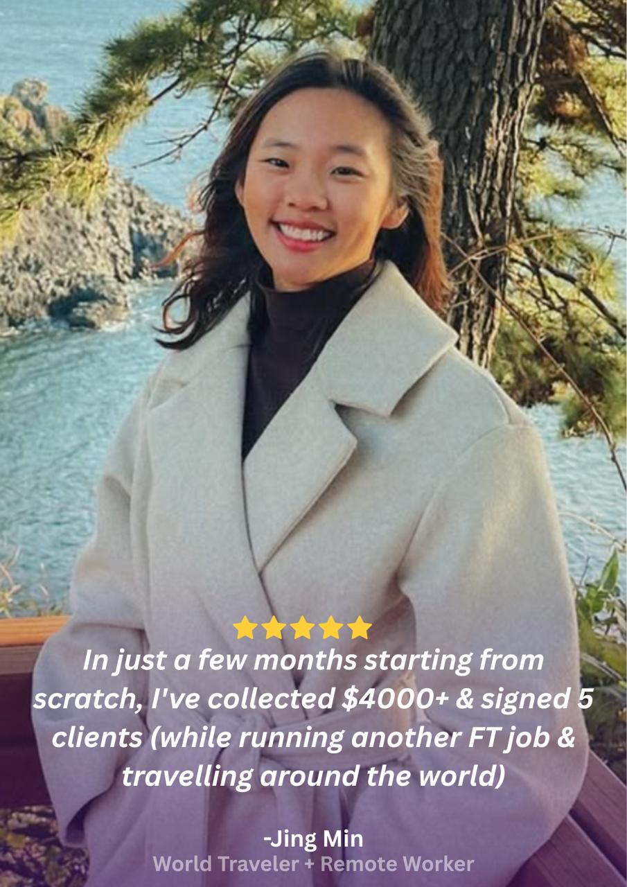 Jing Min, remote worker
