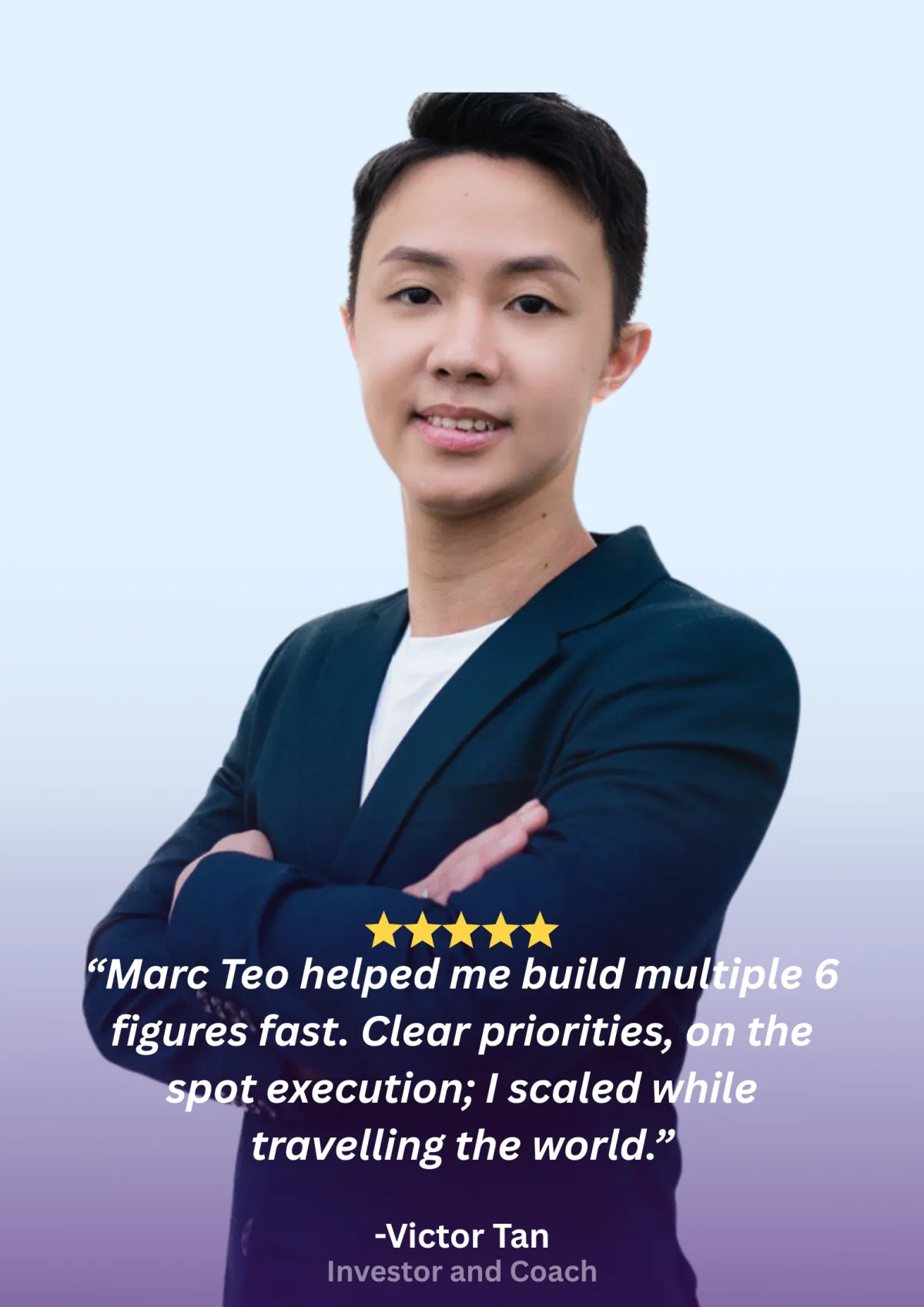 Victor Tan, stocks trainer