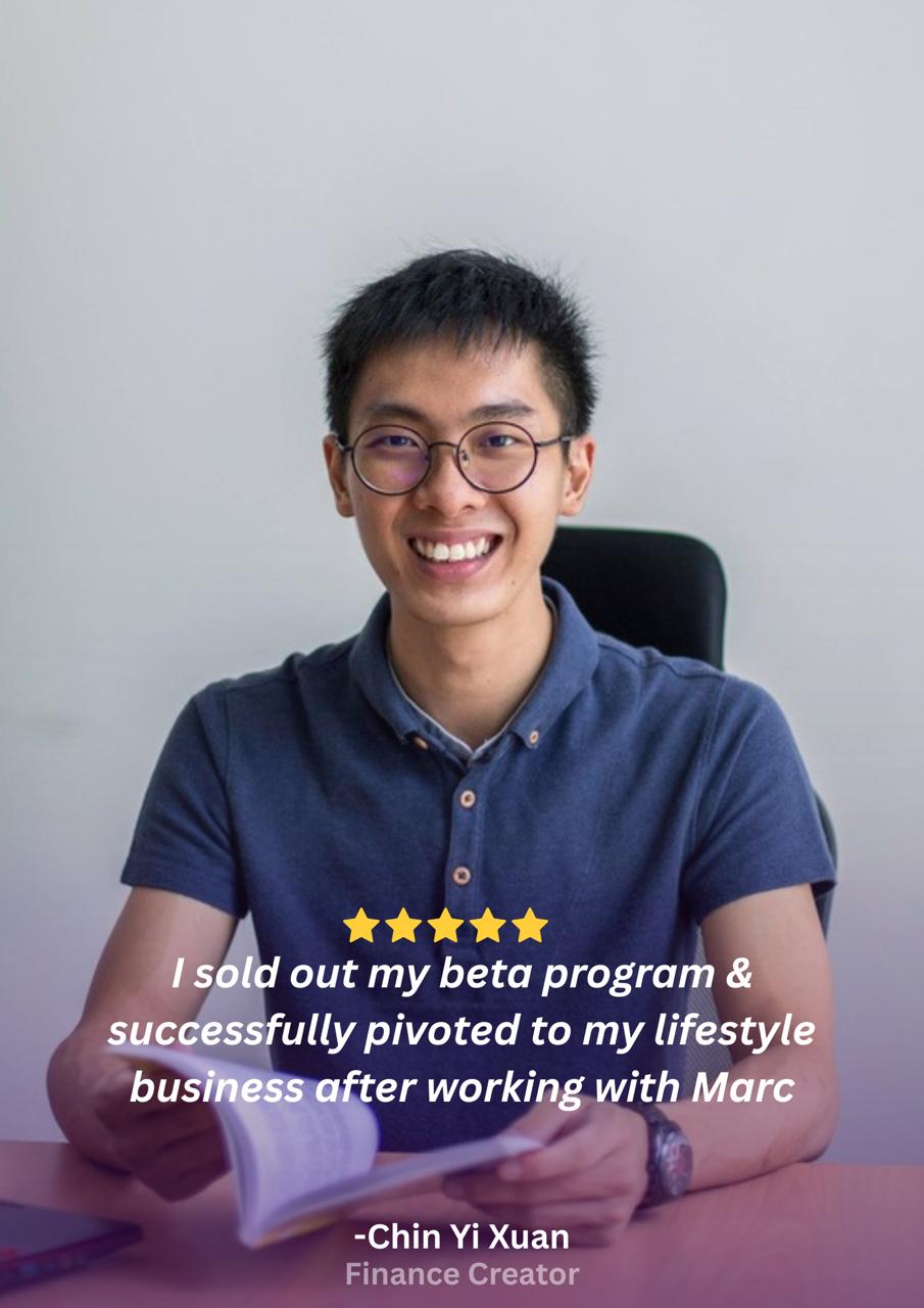 Chin Yi Xuan, finance creator