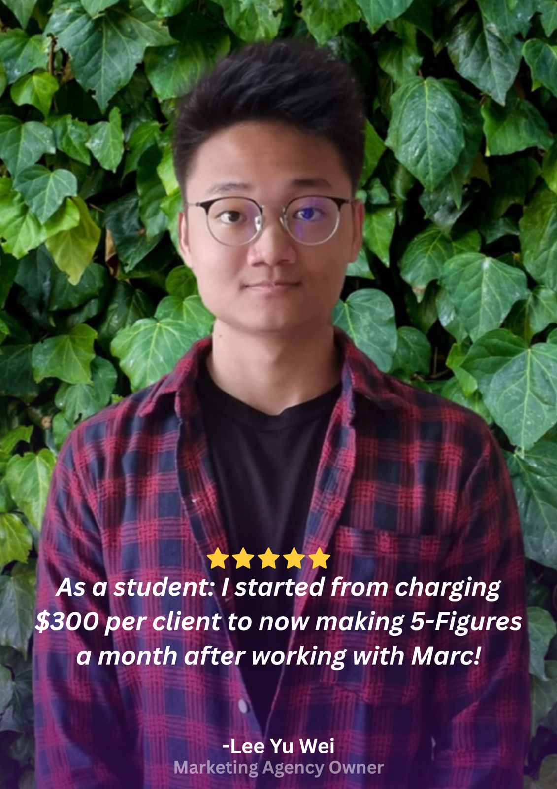 Lee Yu Wei, marketing agency owner