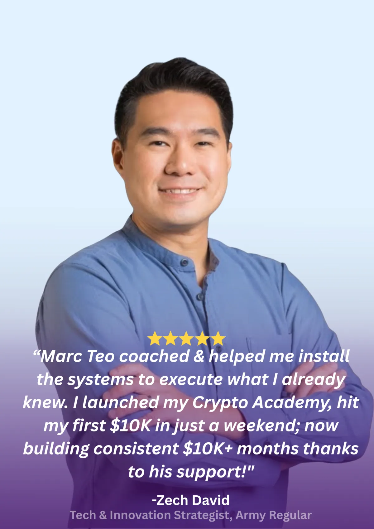 Zech David, crypto coach